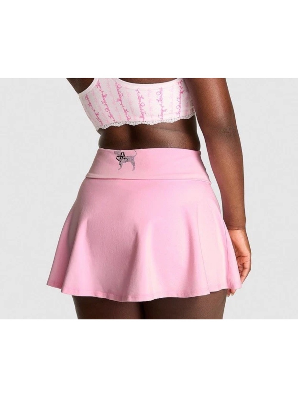 PINK x LoveShackFancy Large Cotton Foldover Flirty Skirt NWT